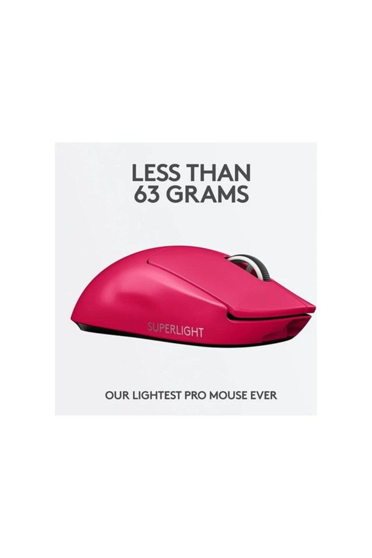 Logitech PRO X Superlight Kablosuz Oyuncu Mouse - Magenta Life 1037685