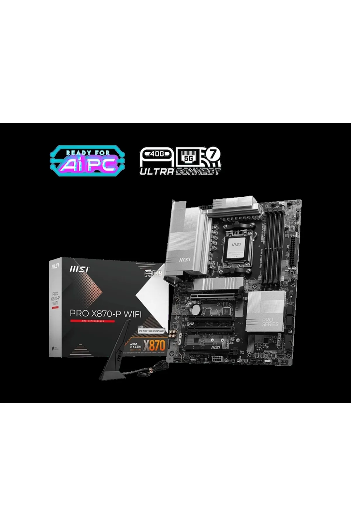 MSI Pro X870-p Wıfı Amd X870 Soket Am5 Ddr5 8200