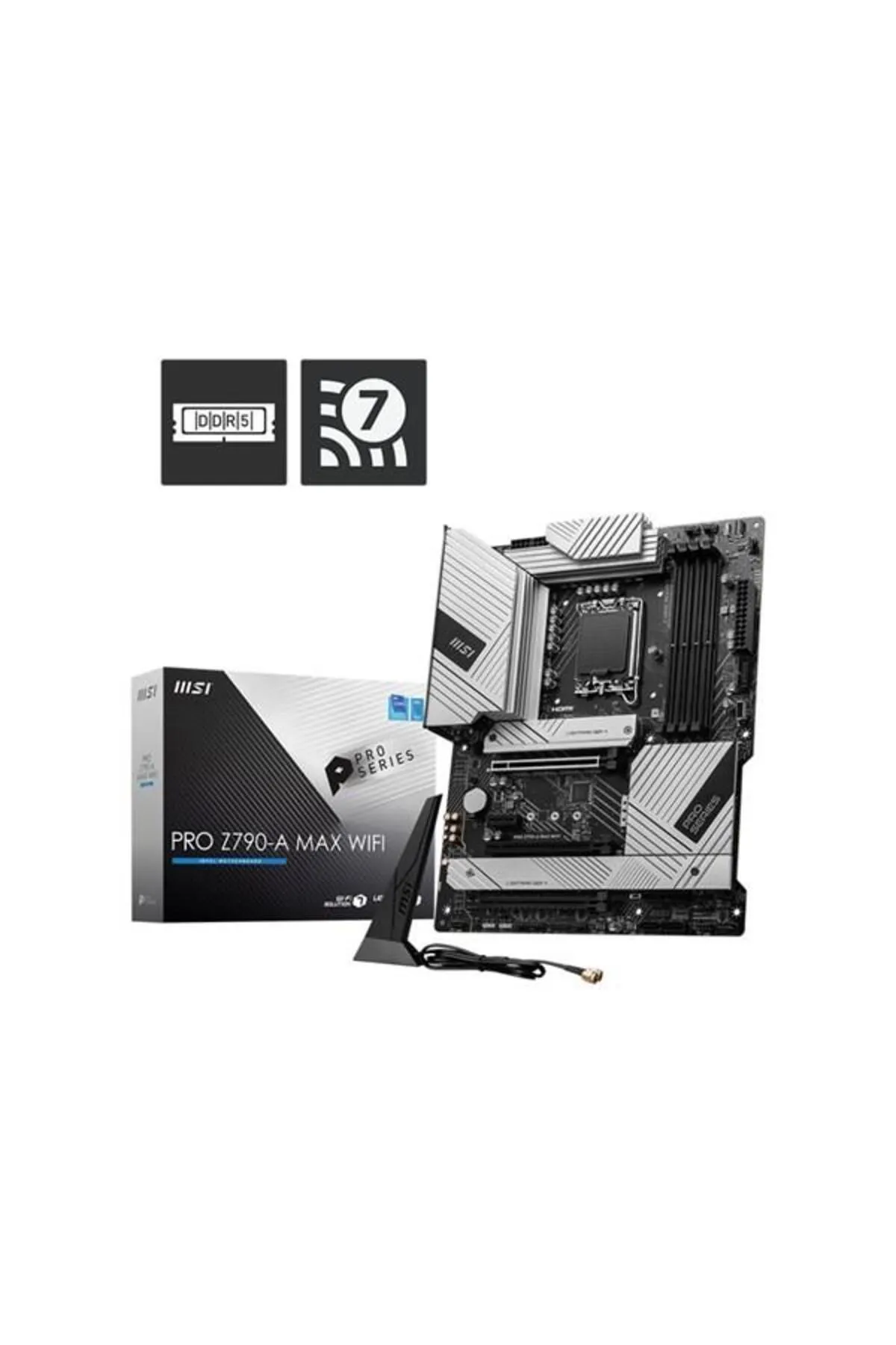 MSI Pro Z790-a Max Wıfı-6e Ddr5 Hdmı-dp Pcıe 4.0 1700p Atx