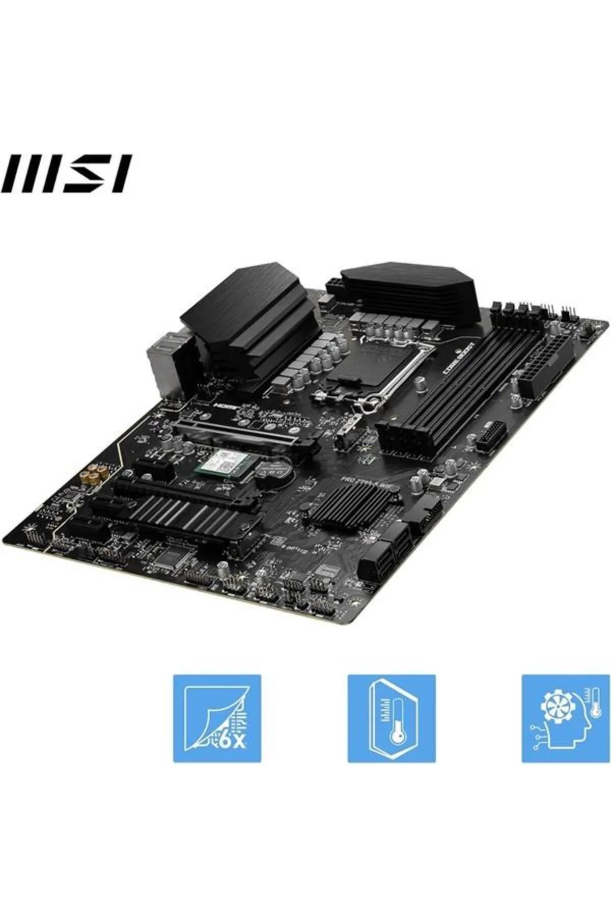 MSI Pro Z790-s Wıfı-6e Ddr5 Hdmı-dp Pcıe 4.0 1700p Atx