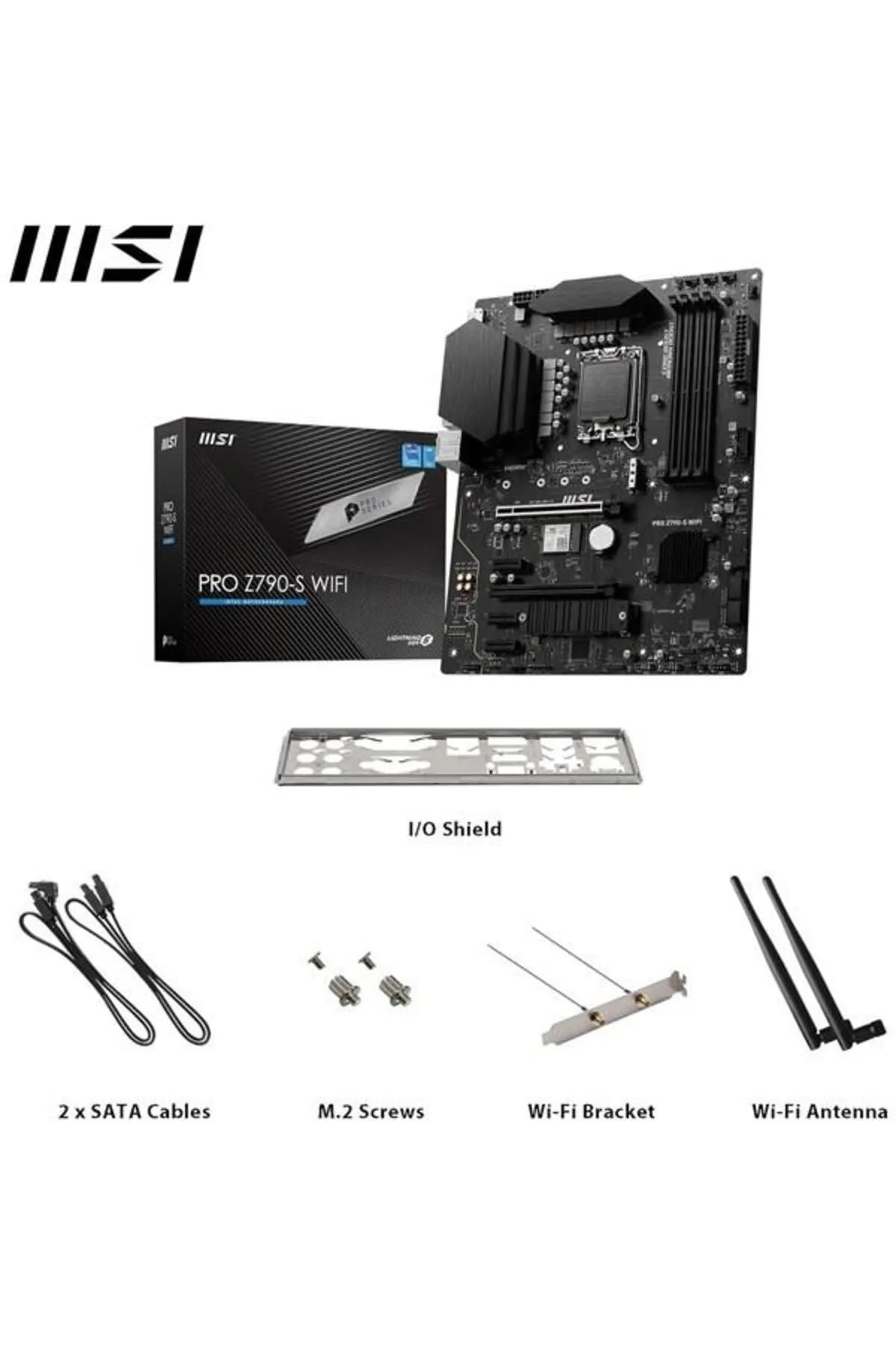 MSI Pro Z790-s Wıfı-6e Ddr5 Hdmı-dp Pcıe 4.0 1700p Atx