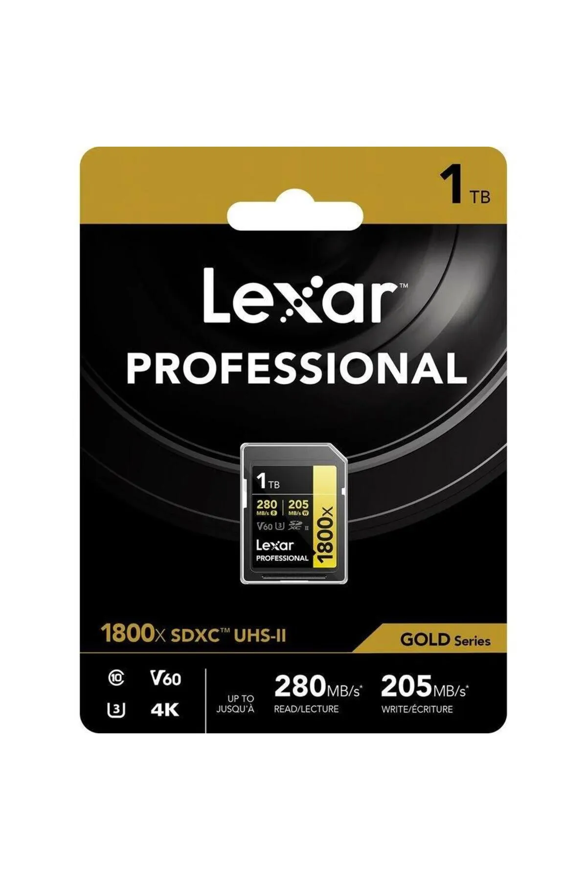 Lexar Professional 1TB 1800X 280MB/s 4K V60 SD Hafıza Kartı