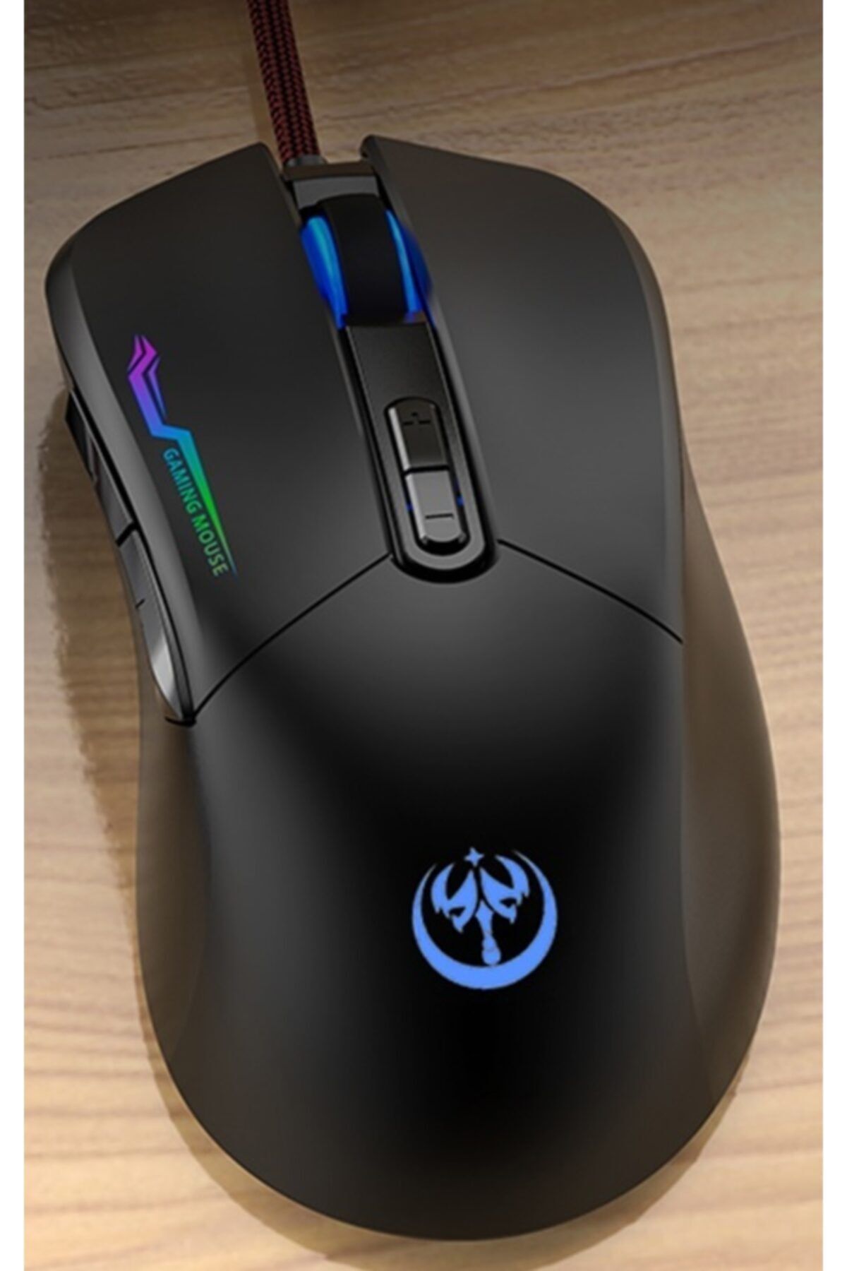 JUNGLEE Profesyonel Rgb Led Işıklı Oyuncu Mouse 800-3200 Ayarlanabilir Dpi Gaming Mouse