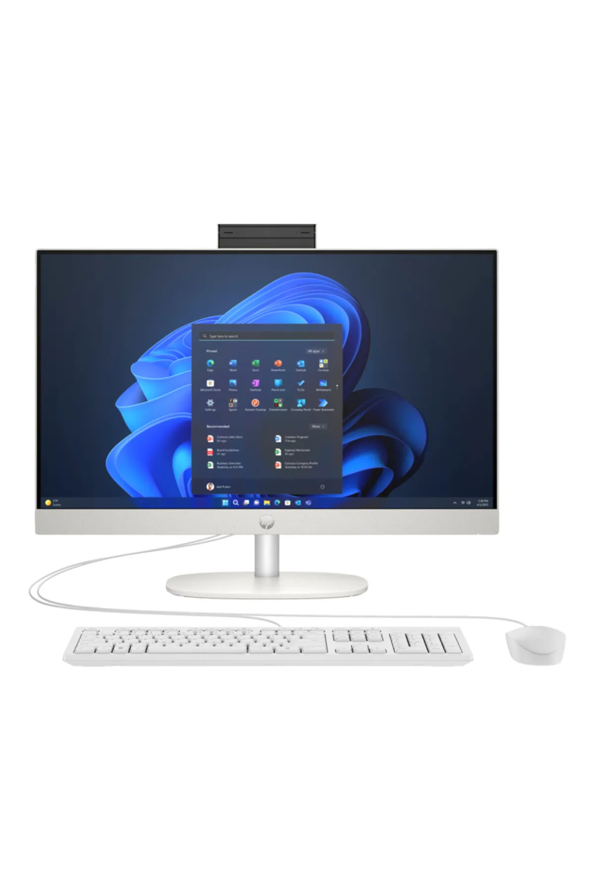 HP Proone 240 G10 Intel i5-1335U 8GB RAM 512Gb SSD 23.8'' W11H Beyaz All-In One Desktop A54Thet