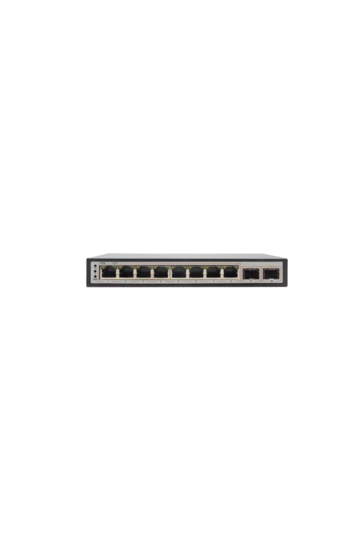 Tiandy PS-1008G-2SFP 8 PoE Port Gigabit / 2 Gigabit SFP AI PoE Switch