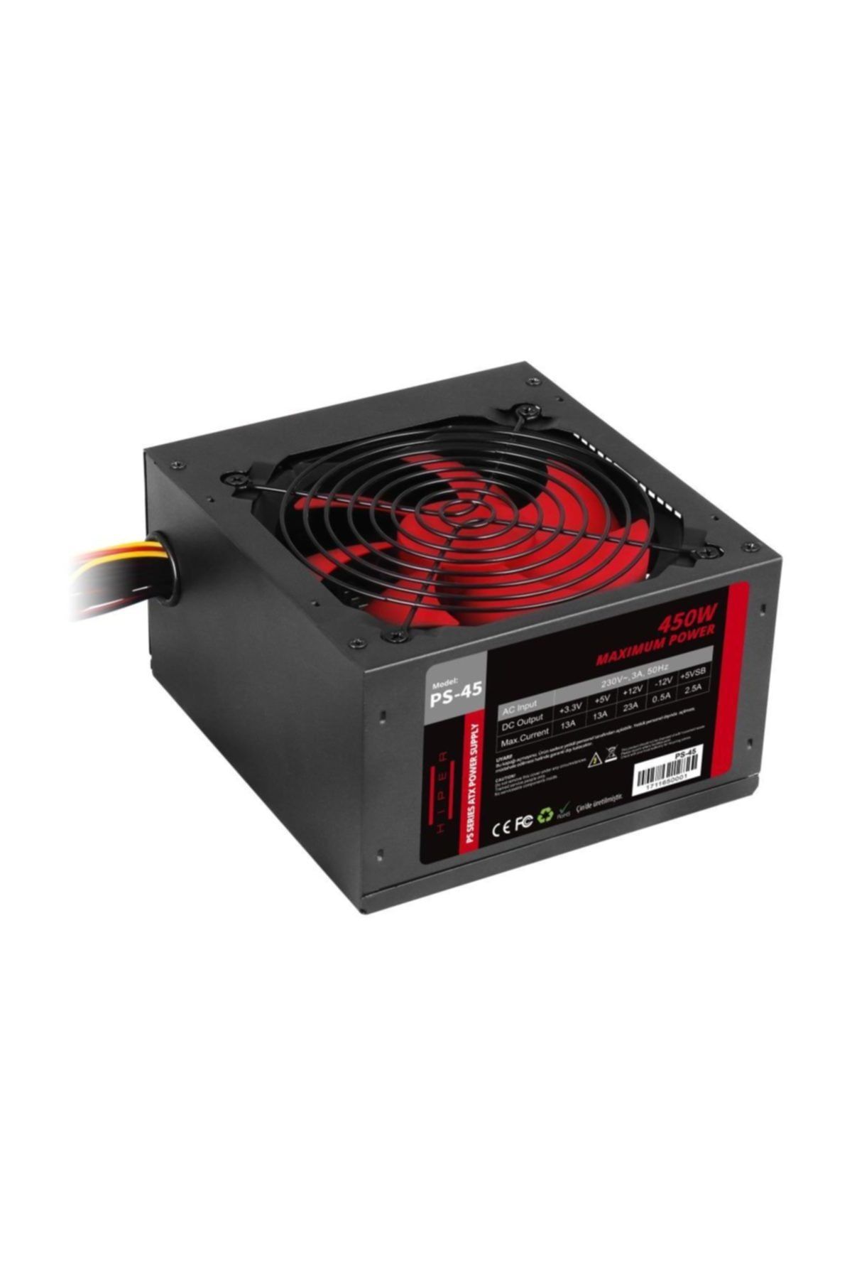 Hiper Ps-45 450w 12cm Fan Power Supply