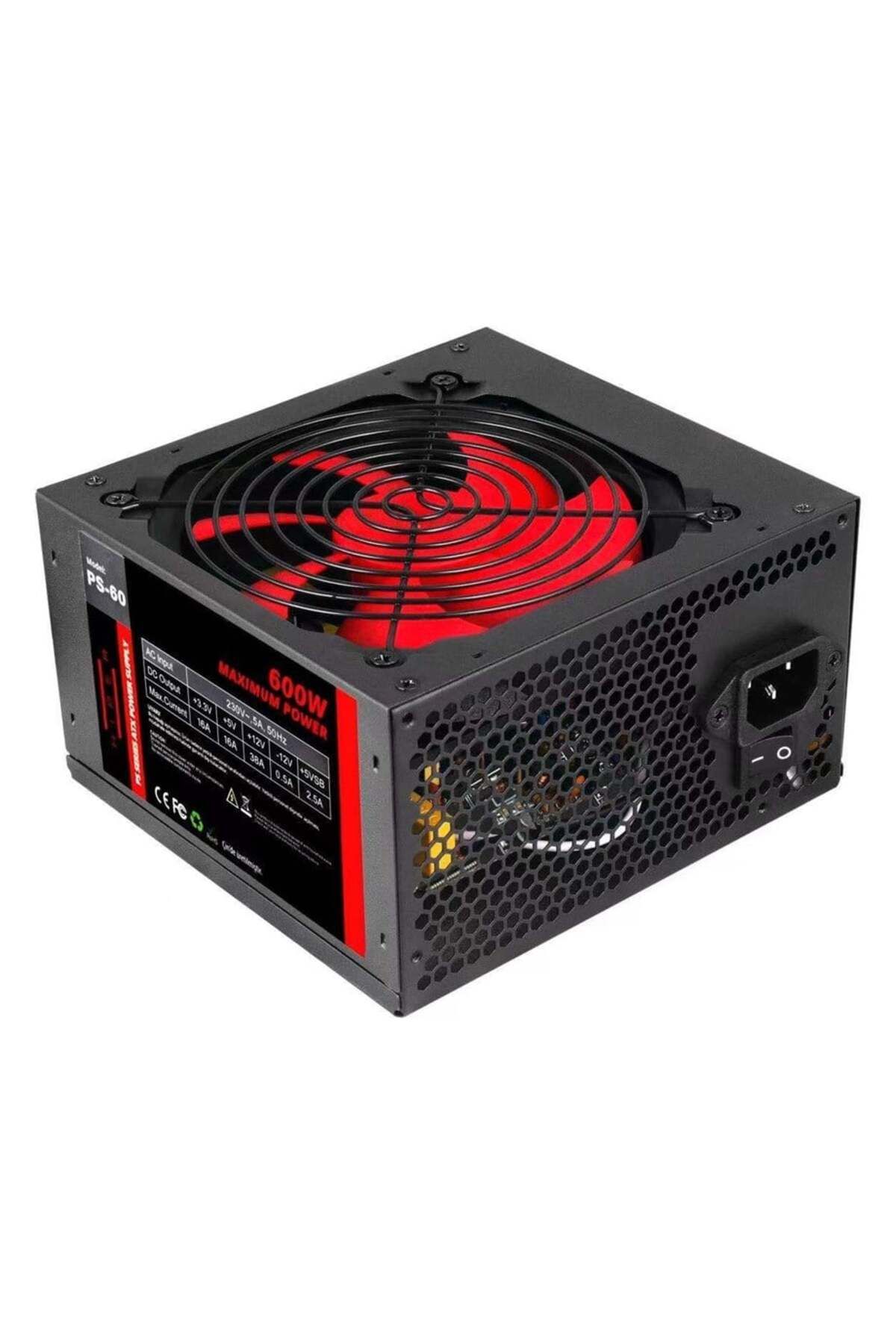 Hiper Ps-60 600w 12 Cm Fan Power Supply