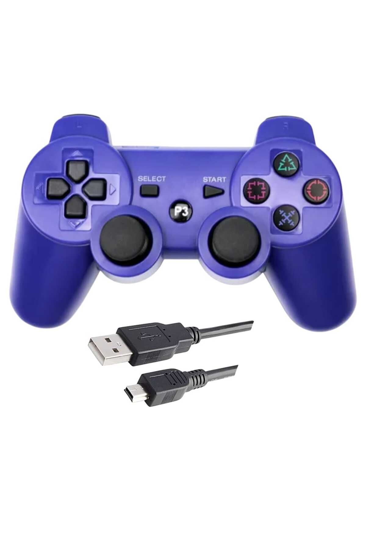 comse Ps3 Dualshock 3 Kablosuz Oyun Kolu Şarj Kablosu Ile Birlikte