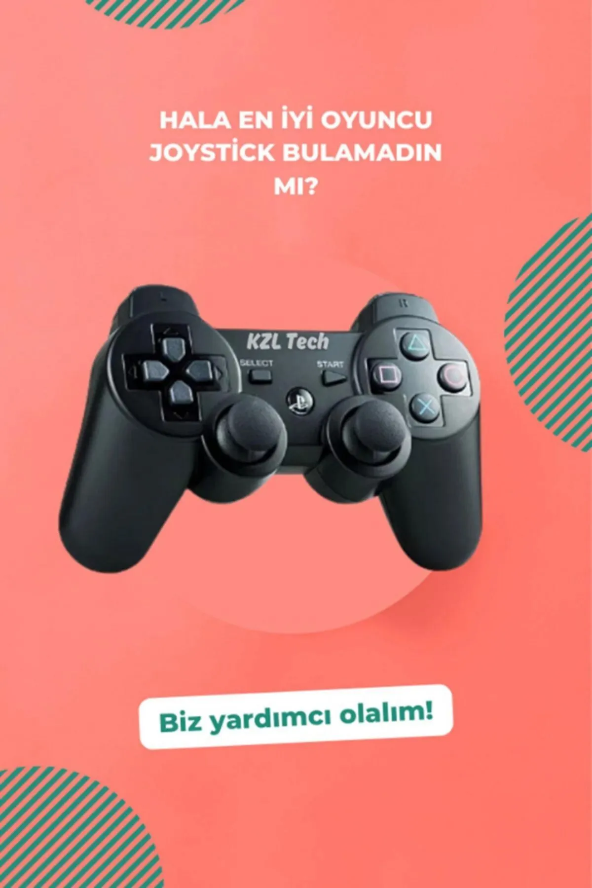 Maybax Ps3 Kablosuz Analog Oyun Kolu Oyuncu Konsolu Dualshock Wireless Joystick Controller Double Gamepad