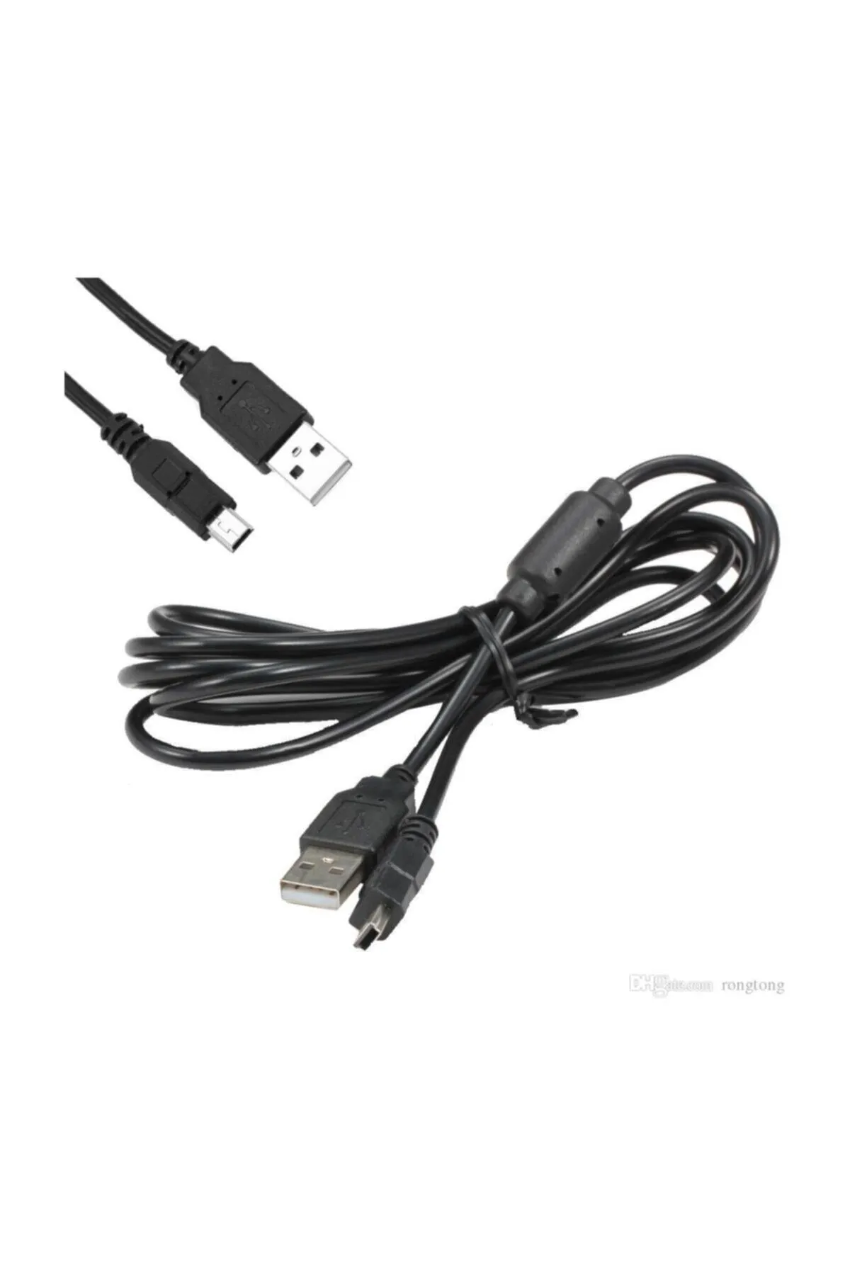 Tigdes Ps3 Kol Şarj Kablosu 5 Pin Mini Usb 1.5 Metre