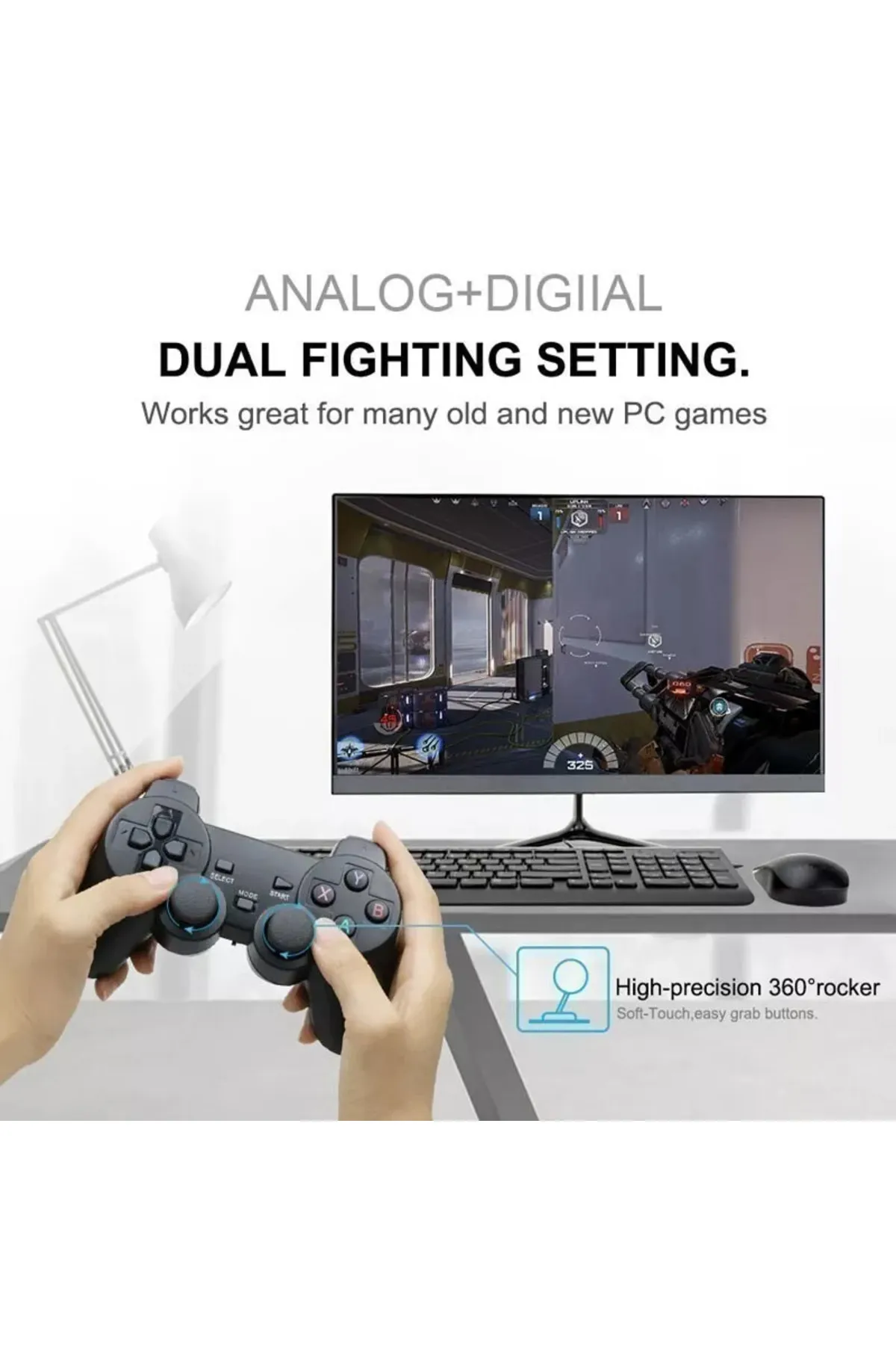 DOUBLESHOCK Ps3 Oyun Kolu Şarj Kablo Hediyeli