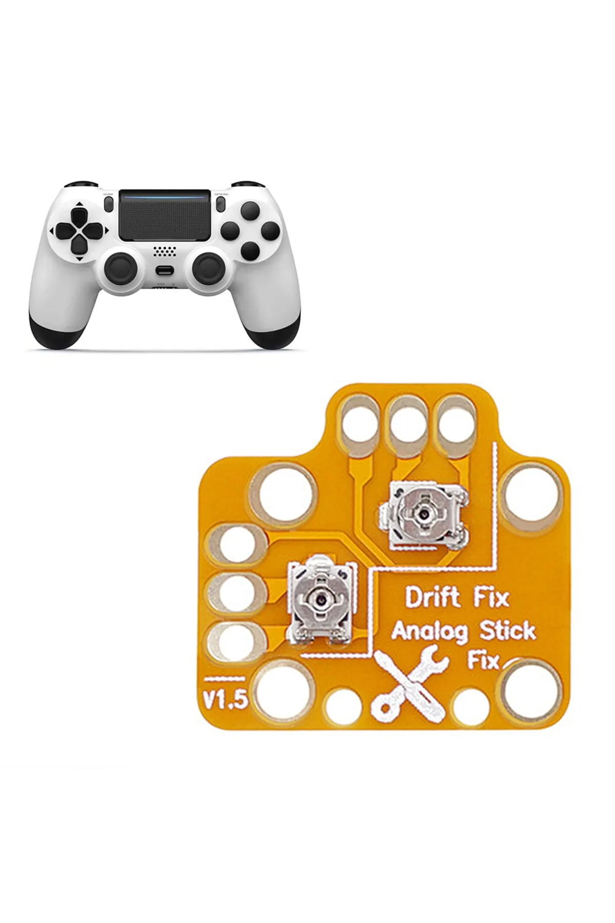 POPKONSOL Ps4 Analog Kayma Drift Fix Modül Playstation 4 Kol Analog Motor Kayma Tamiri Yedek Parça