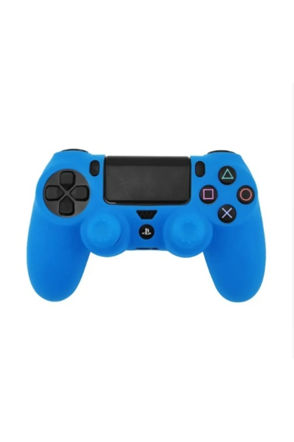 Konsol İstasyonu Ps4 Dualshock 4 Mavi Renkte Silikon Koruyucu Kol Kılıfı (SIFIR ÜRÜN)