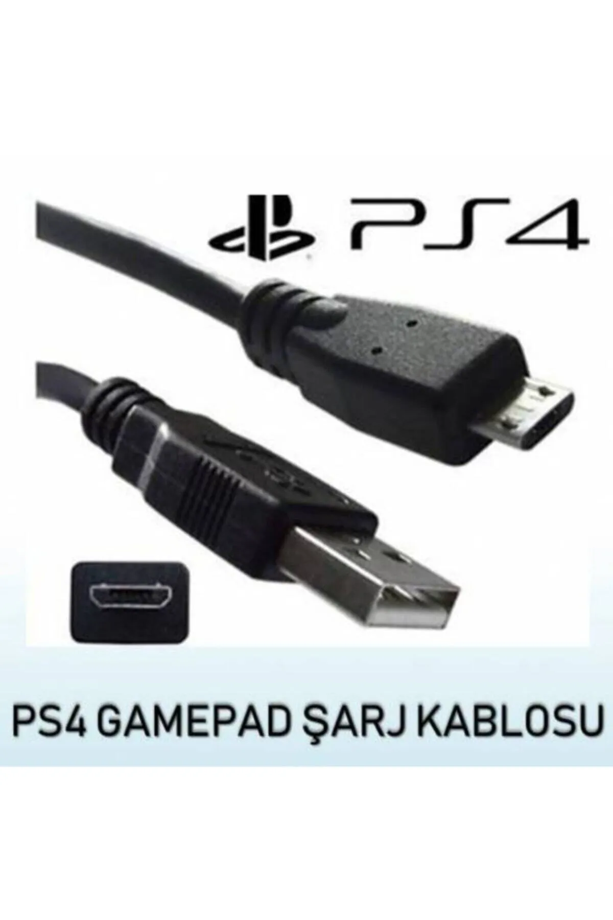 Genel Markalar Ps4 Oyun Kolu Şarj Kablosu 1,5 M