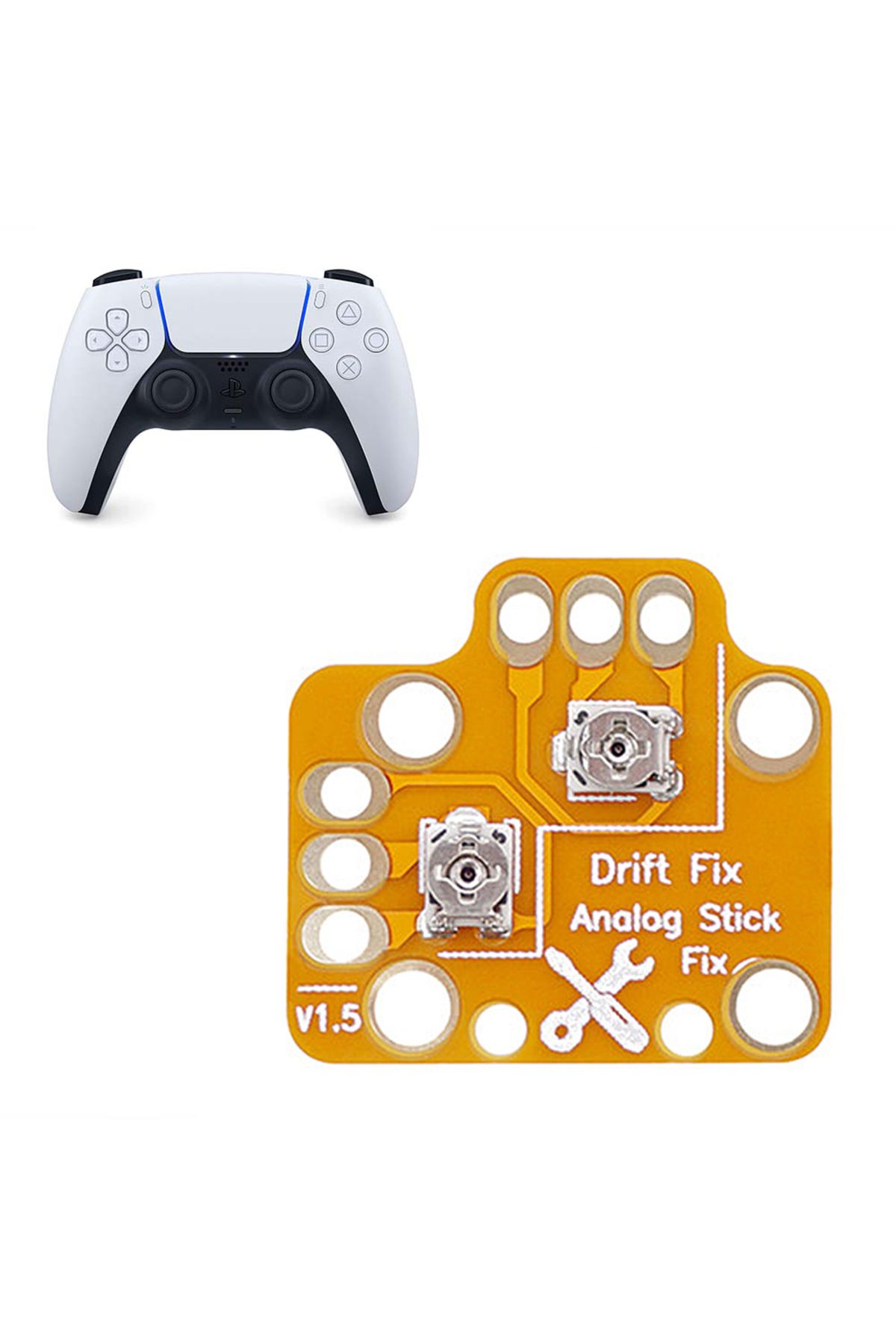 POPKONSOL PS5 Analog Drift Fix 2+2 Set Playstation 5 Kol Joystick Motor Tamir Yedek Parça