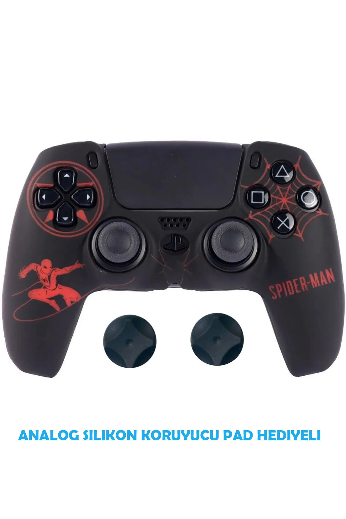 DeadSkull PS5 Dualsense Koruyucu Silikon Kılıf + Analog Silikon Koruyucu