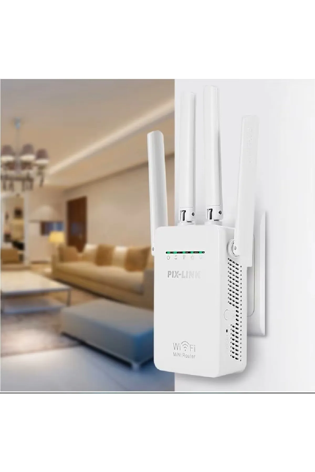 OYKUTECH PSeries Wifi Router Accespoint 2.4Ghz 300Mbps LV-WR09