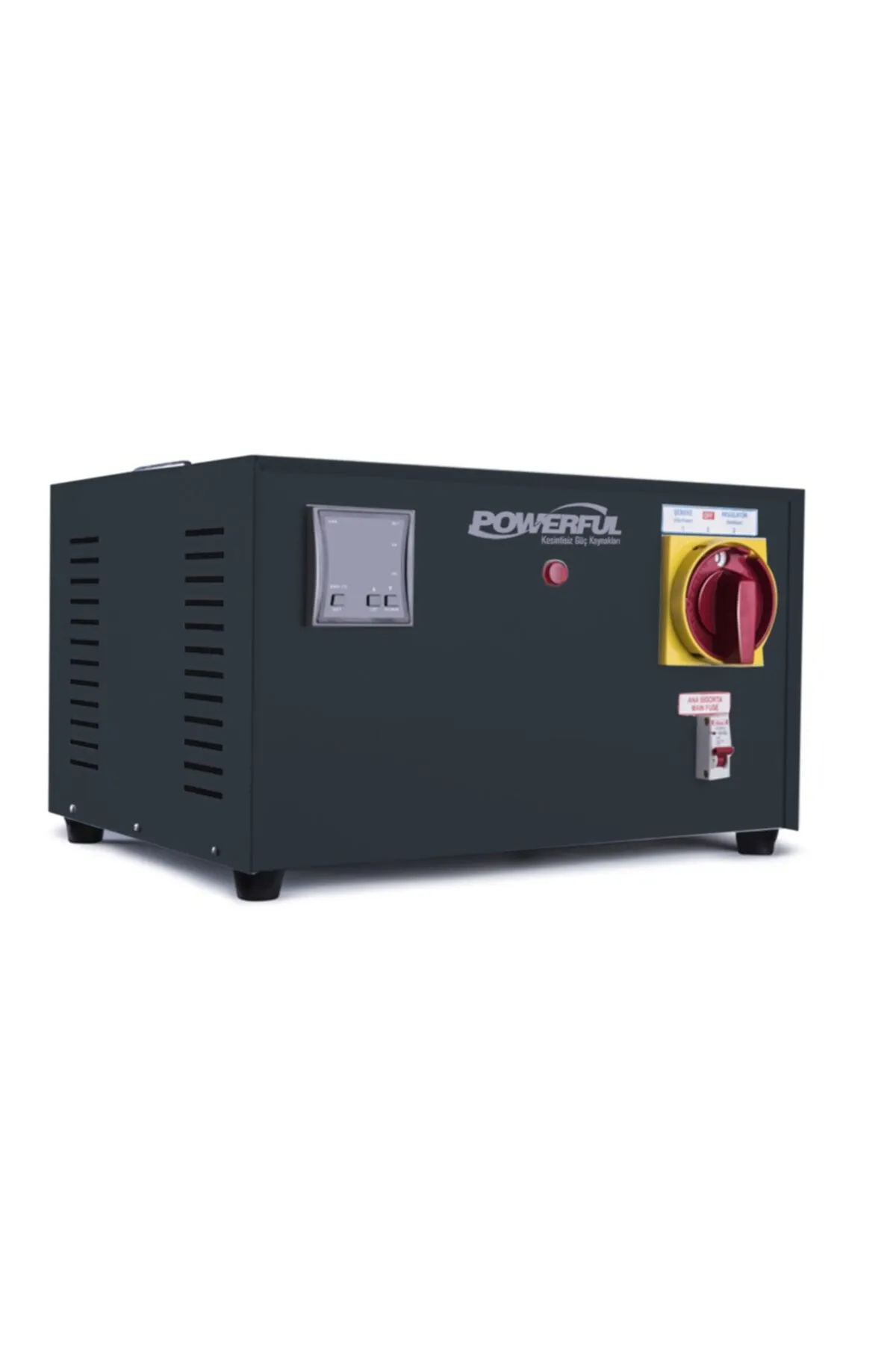 Powerful Psm-1107 7,5 Kva (7500 Va) Mikro İşlemcili Koruma Üniteli Voltaj Regülatörü