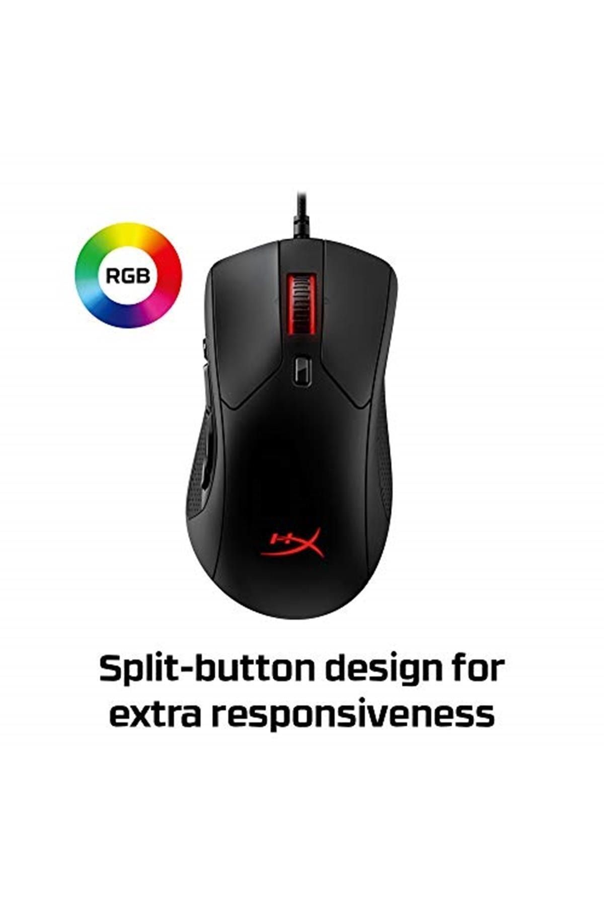 HyperX Pulsefire Raid Hx-mc005b 16000 Uyumlu Dpı Rbg Kablolu Gaming Mouse