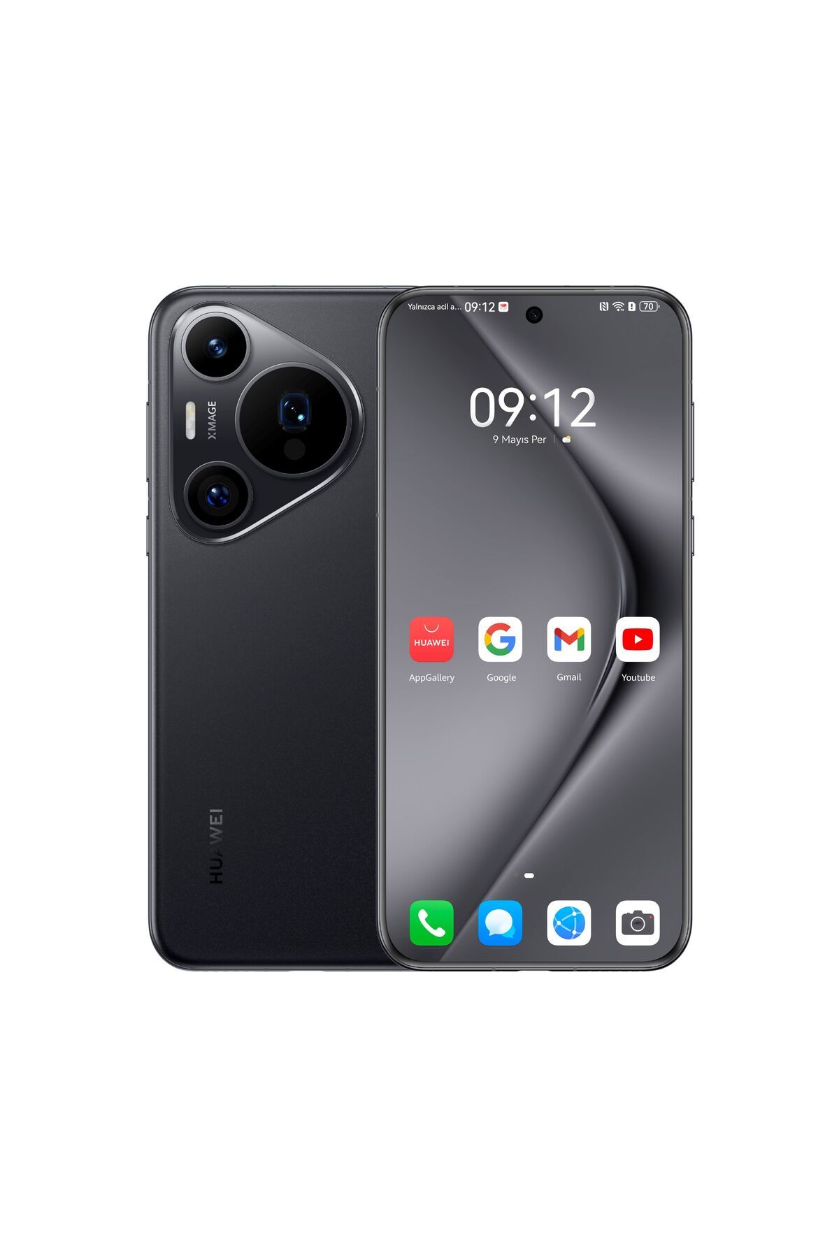 Huawei Pura 70 Pro 12 GB RAM 512 GB Siyah