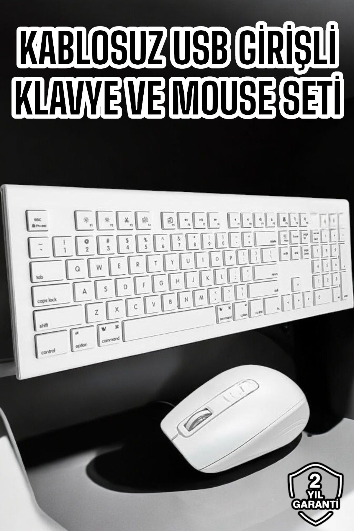 Genel Markalar Q Klavye Klavye ve Mouse Seti USB Girişli Kablosuz