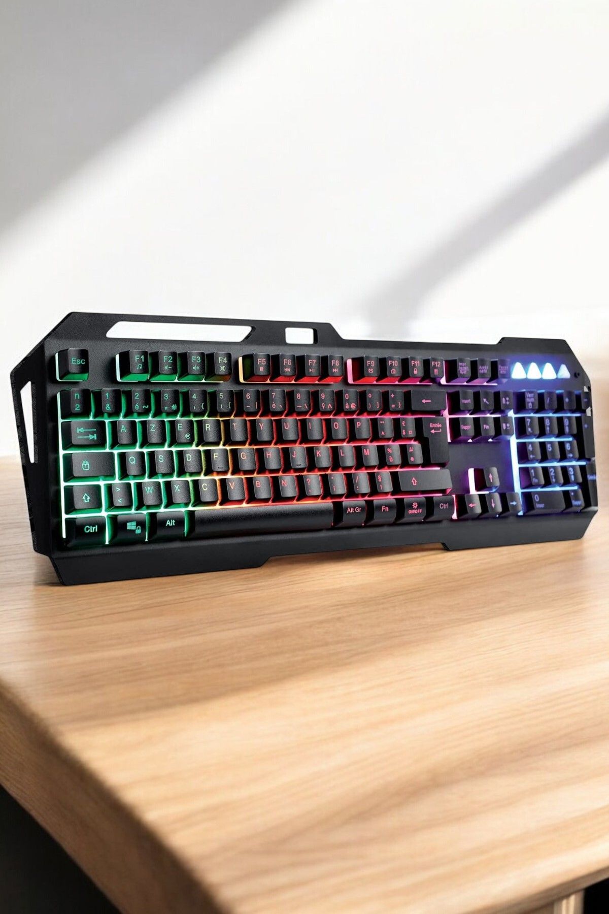 Genel Markalar Q Klavye RGB Işıklı Klavye Ve Mouse Seti Kablolu