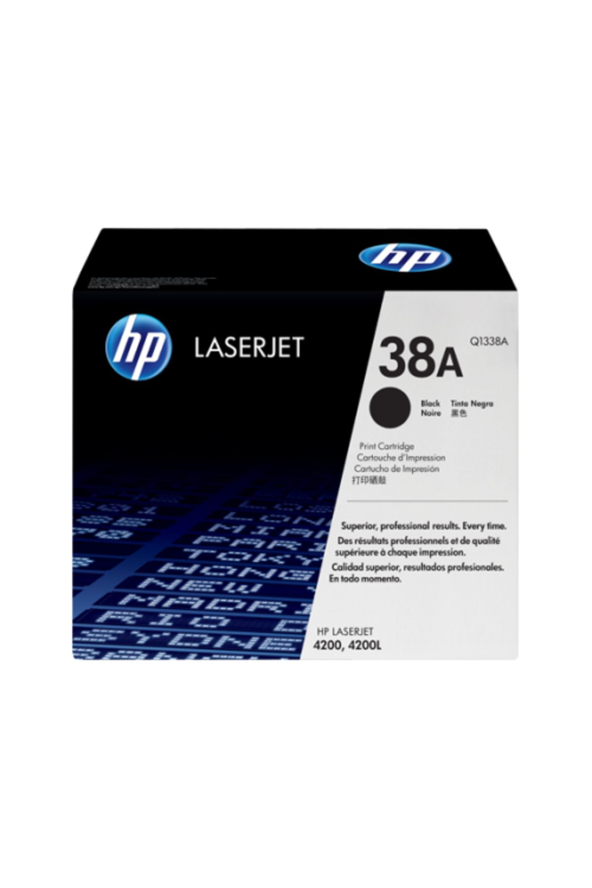 HP Q1338A (38A) Siyah  Toner - Laserjet 4200 KUTU HASARLI