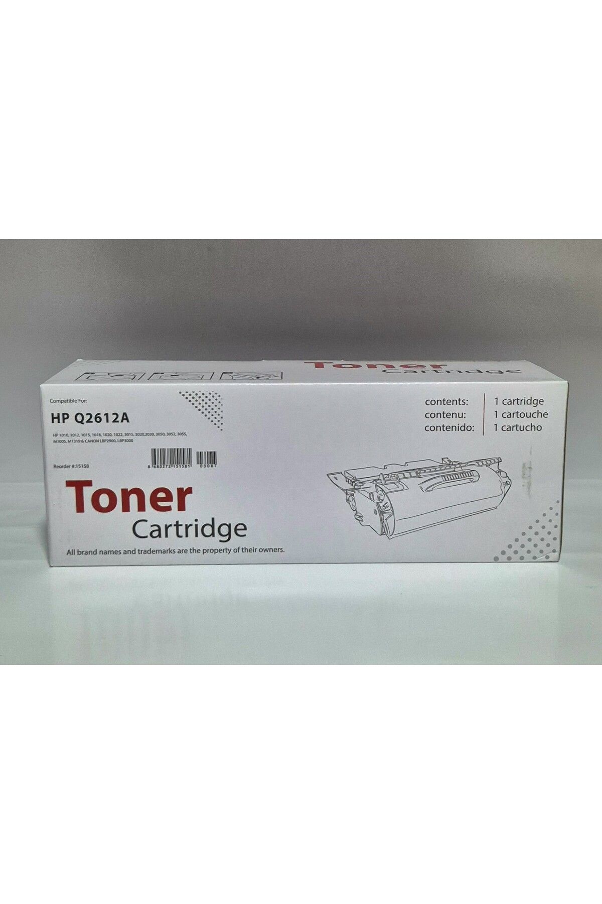 HP Q2612A (12A) & CANON CRG-703 TONER