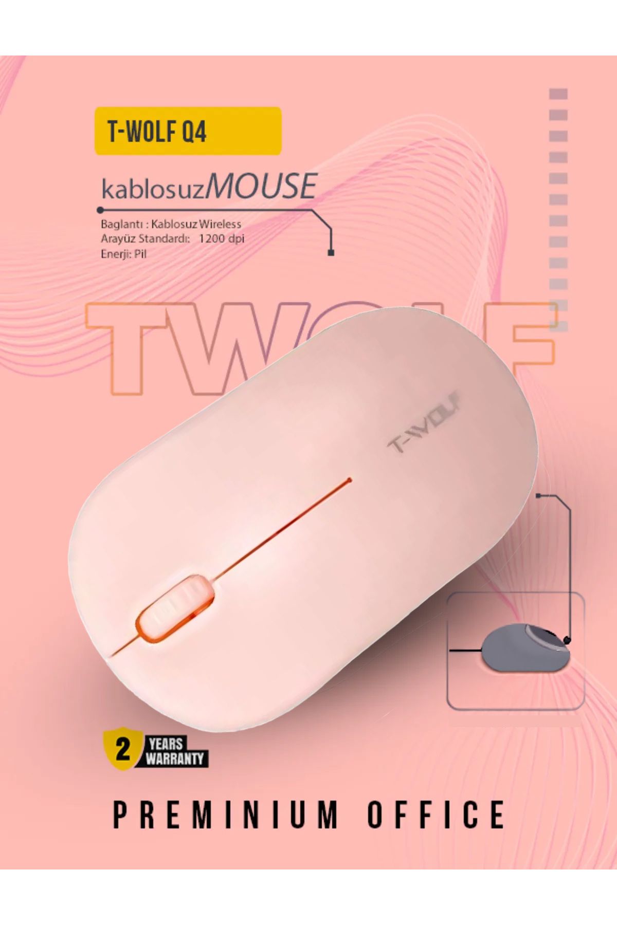 T-WOLF Q4 KABLOSUZ MOUSE