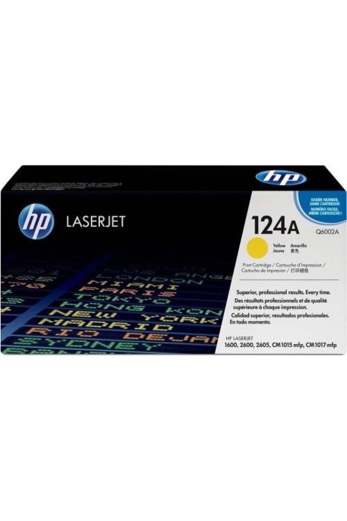 HP Q6002A (124A) Sarı Yellow  Toner Laserjet 1600