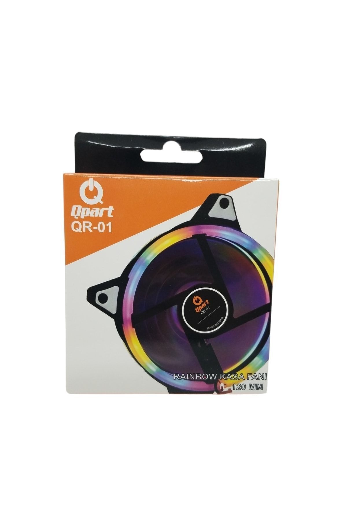 Qpart Qr-01 Rainbow 3 Pin+ Molex Kasa Fanı 12cm Kutulu