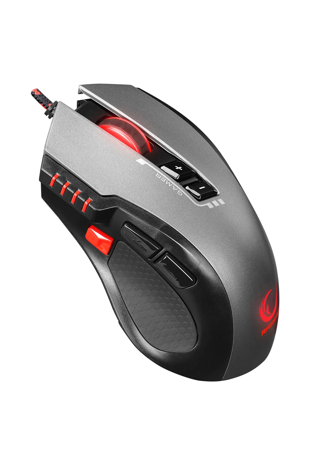 Rampage R81 Usb Rgb Mouse Gaming Mouse Oyuncu Mouse Sniper Tuşlu 8Tuşlu Örgü Kablo