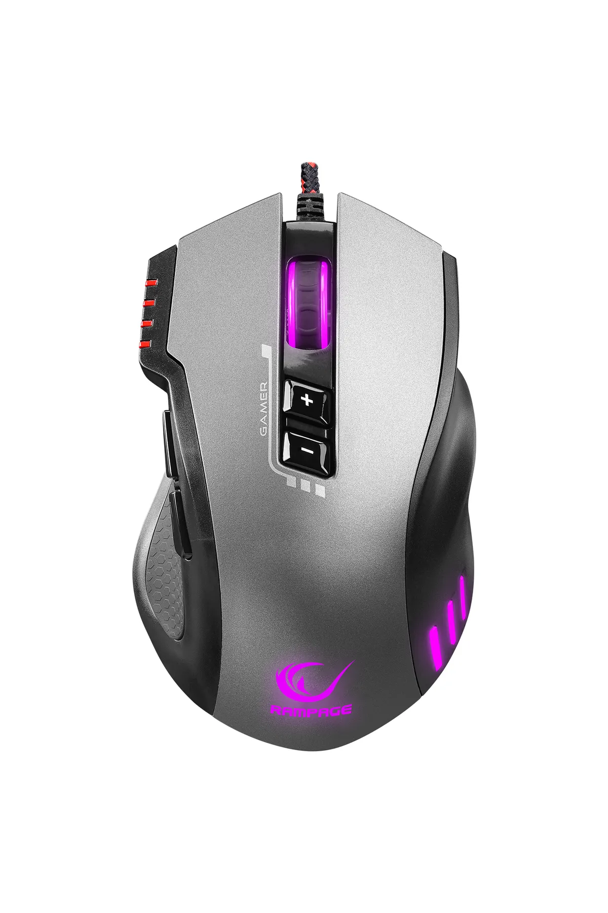 Rampage R81 Usb Rgb Mouse Gaming Mouse Oyuncu Mouse Sniper Tuşlu 8Tuşlu Örgü Kablo