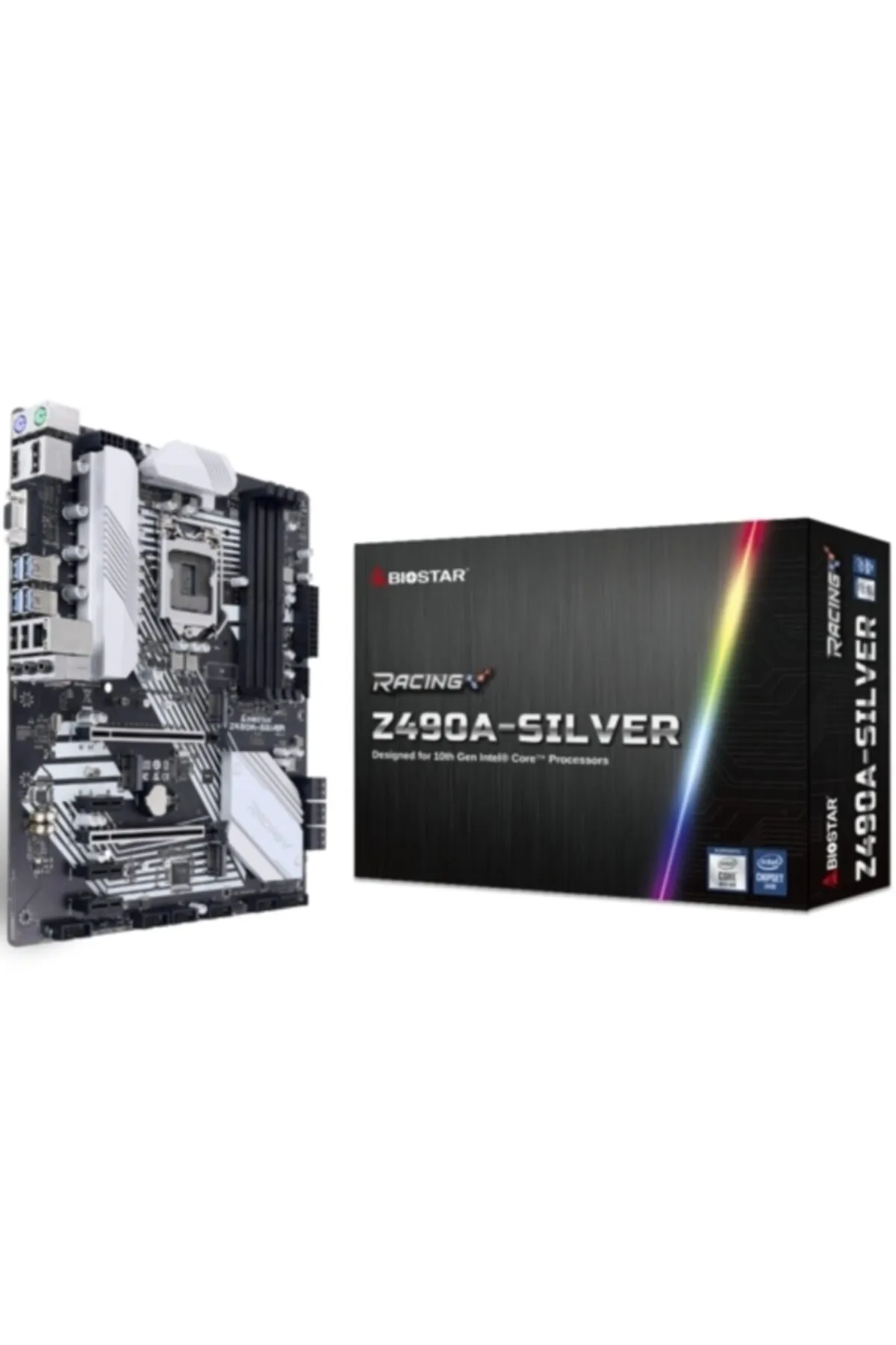 Biostar Racing Z490a-silver Ddr4 4400+s+gl Lga1200