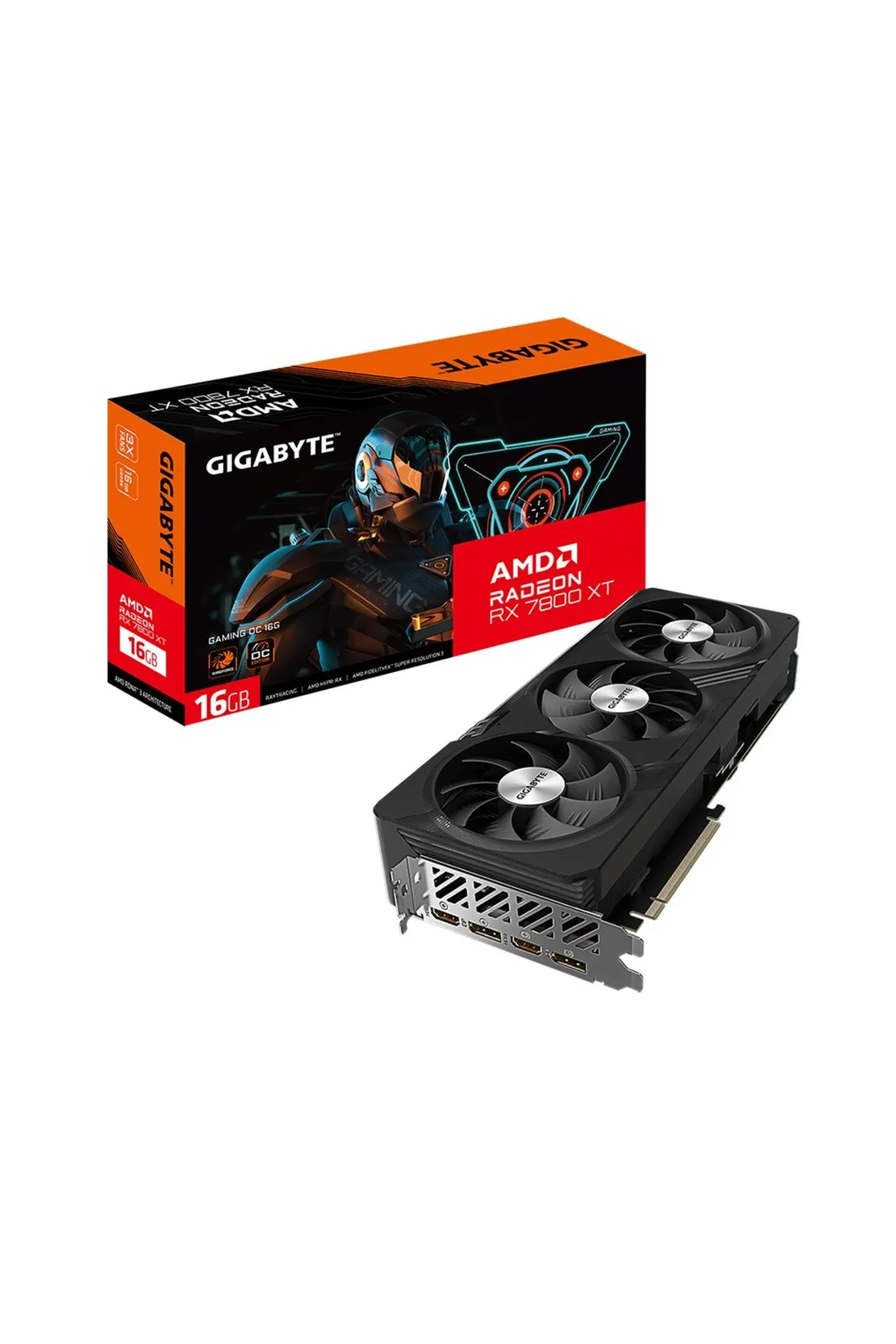 Gigabyte Radeon Rx 7800xt Gamıng Oc 16g Gv-r78xtgamoc-16gd Amd Gddr6 256bit Gaming (OYUNCU) Ekran Ka