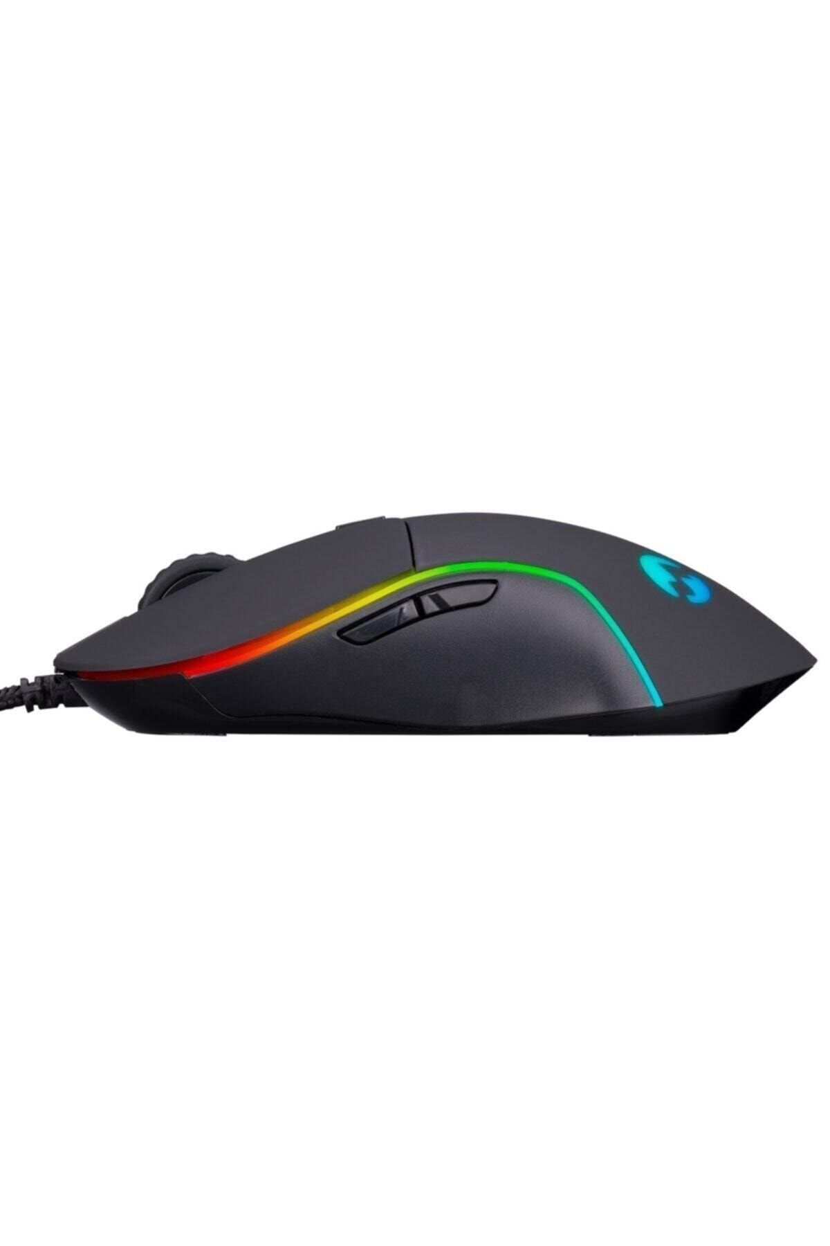 Everest Rage-x3 Usb Siyah 7 Tuşlu Ledli 6400 Dpi Gaming Oyuncu Mouse