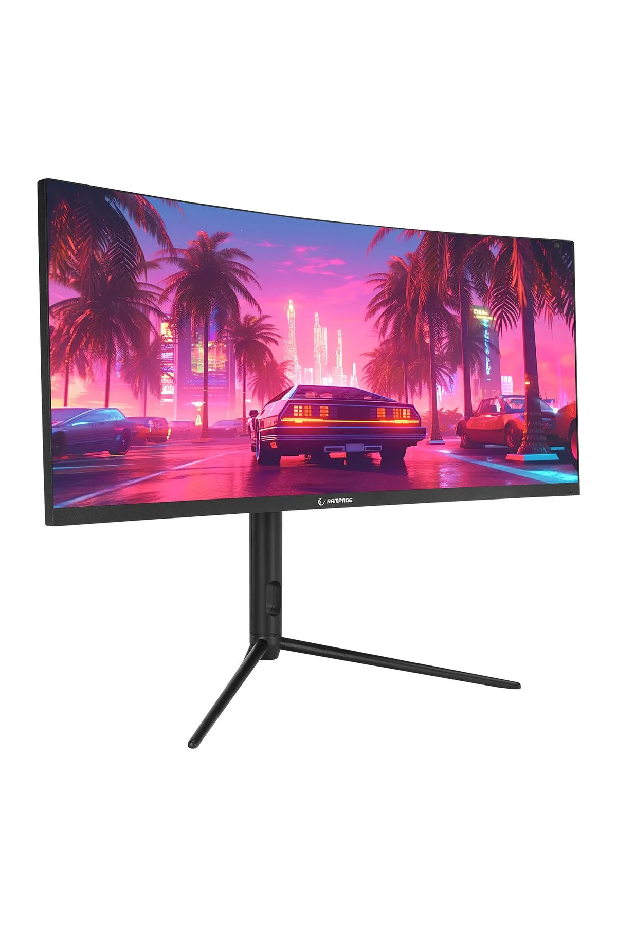 Rampage RAIDEN RA30R200C 30 200Hz 1ms AUO VA WFHD AdaptiveSync RGB Pivot Curved Oyuncu Monitörü