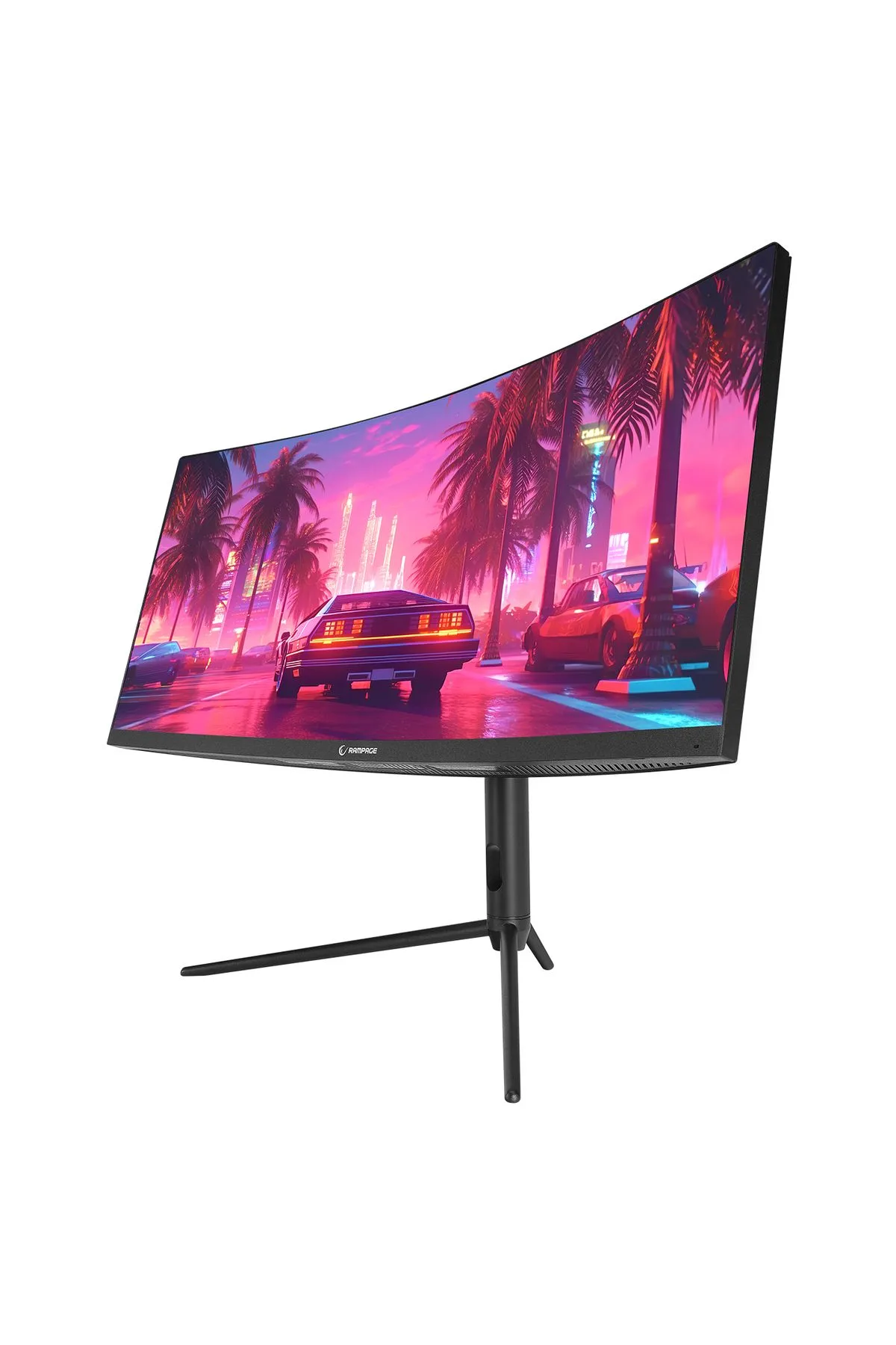 Rampage RAIDEN RA30R200C 30 200Hz 1ms AUO VA WFHD AdaptiveSync RGB Pivot Curved Oyuncu Monitörü