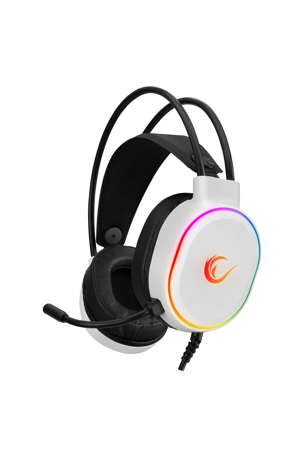 sommeow Rampage Rogue Beyaz Usb 7.1 Surround Rgb Ledli Gaming Oyuncu Mikrofonlu Kulaklık