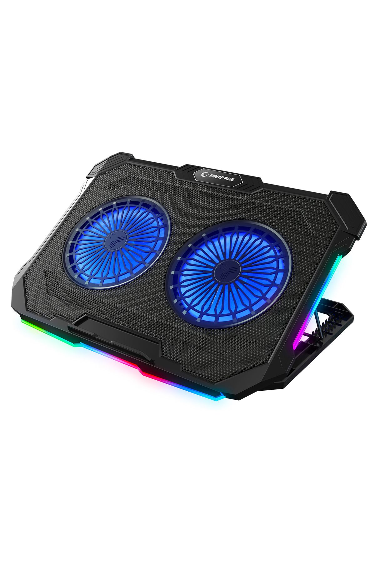 Addison Rampage Sirius S46 Rgb 17 Inç -ışıklı 2 Fanlı Yükseklik Ayarlı Notebook Soğutucu