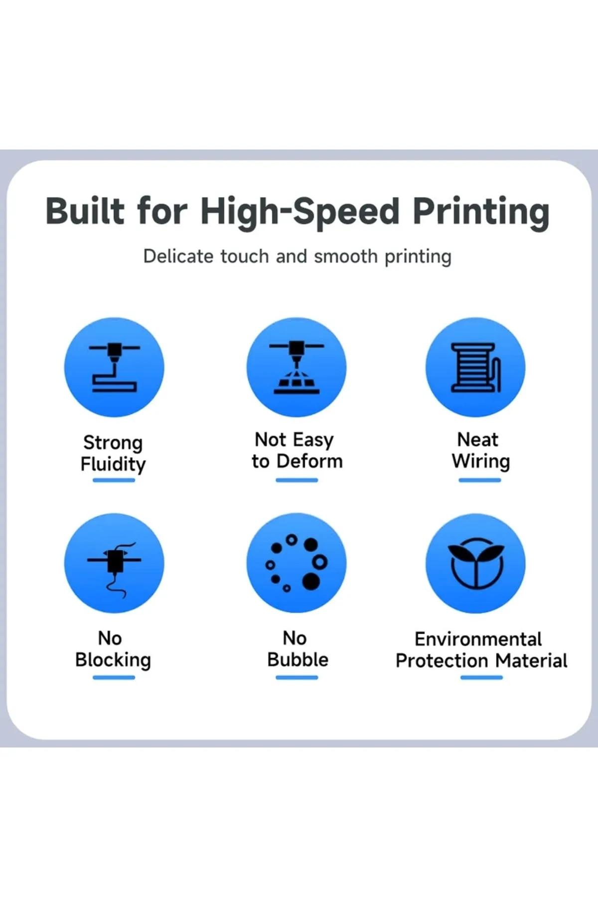 KINGROON Rapid Pla Filament Beyaz (HYPER SPEED)