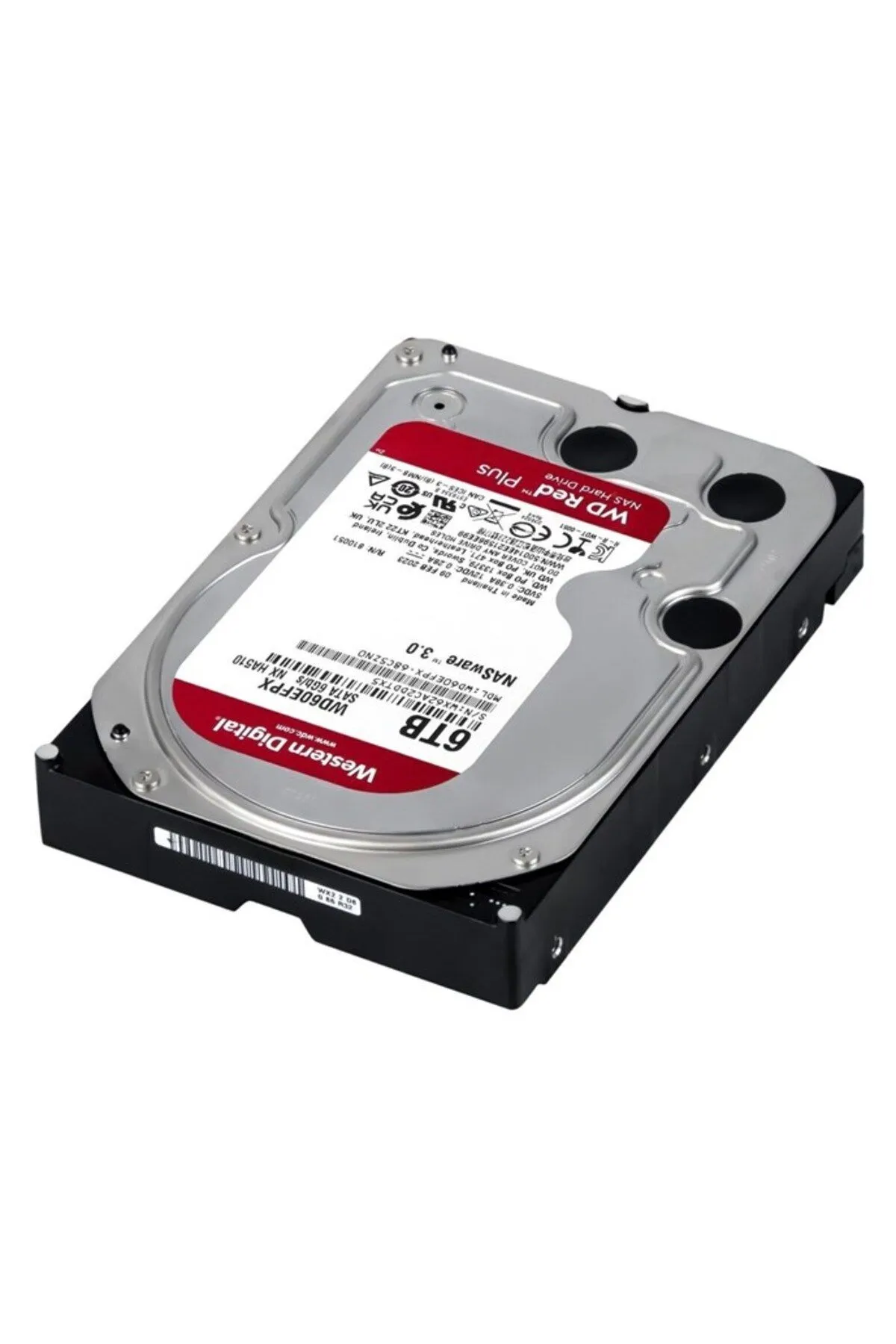 WD Red Plus Nas 6tb 3.5" 5400rpm Sata (60EFPX)