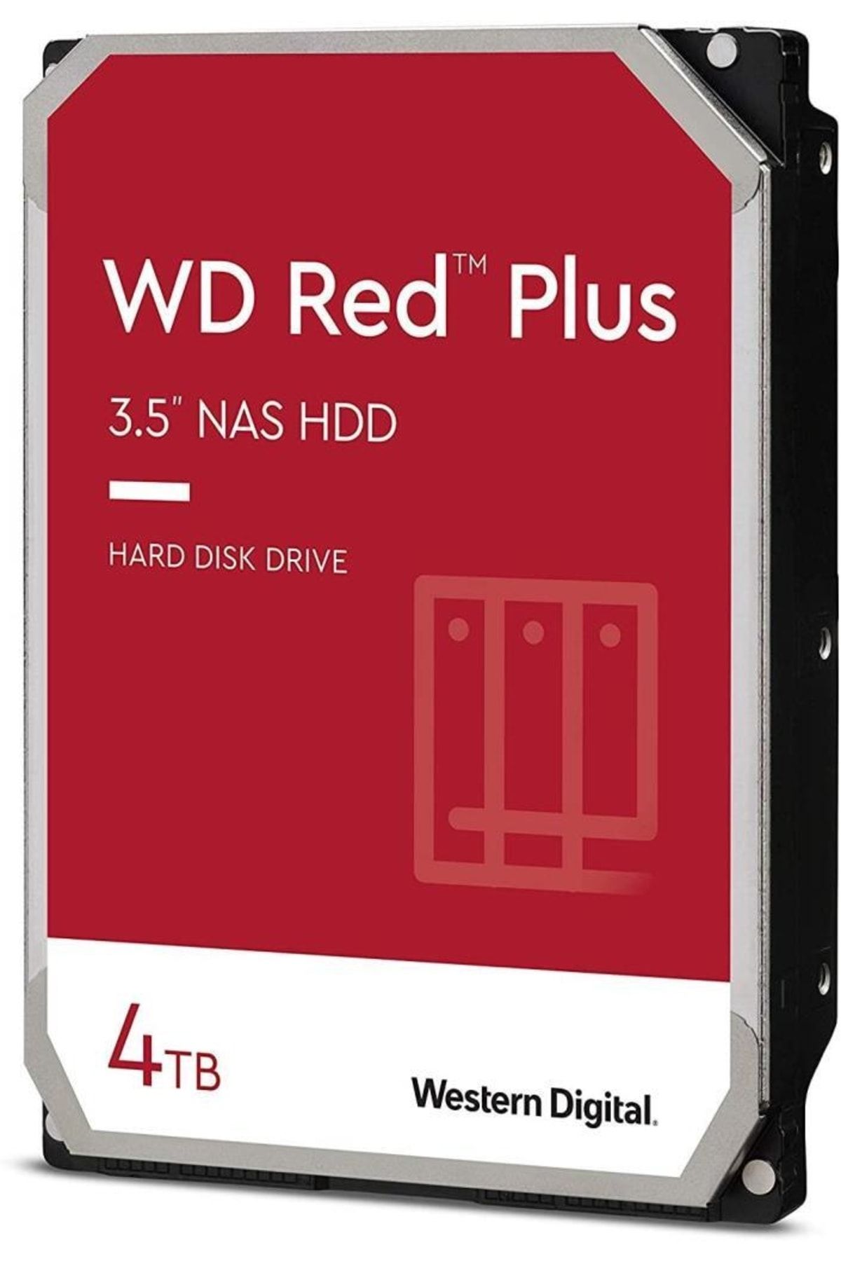 WD Red Plus, Wd40efzx, 3.5", 4tb, 128mb, 5400 Rpm, 7/24 Güvenlik-nas-server, Hdd