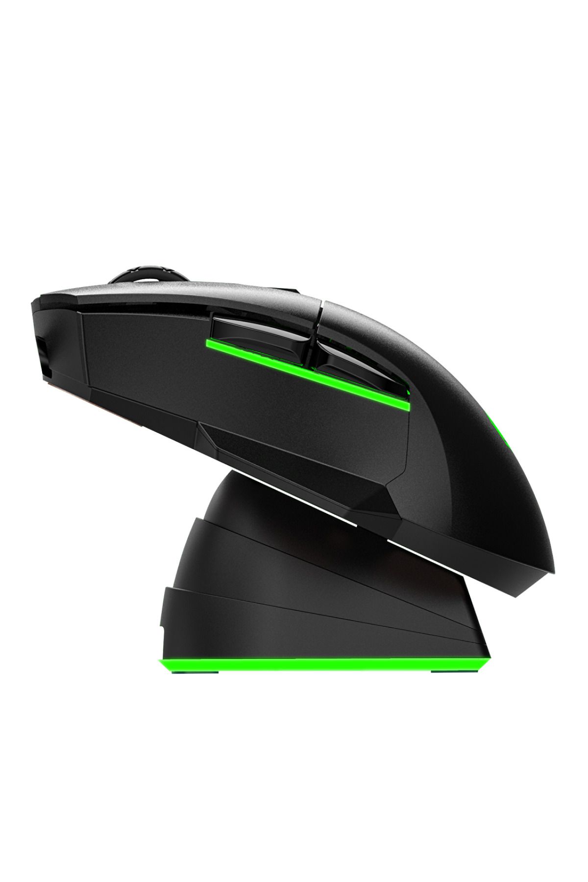 Pusat Reflex Ultra 16000 DPI 400 IPS Yüksek Performanslı Kablosuz RGB Oyuncu Mouse- Siyah