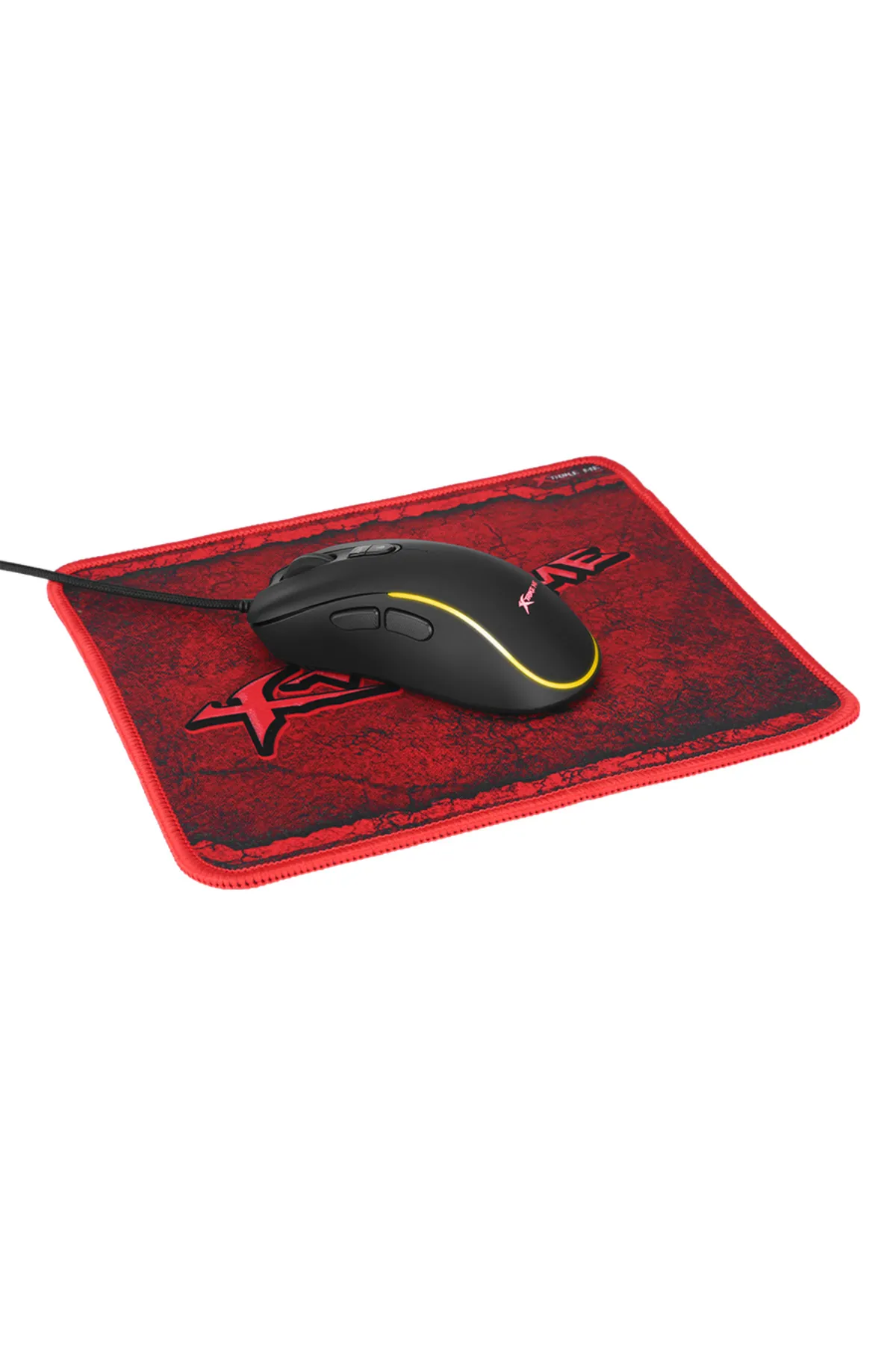 Canpay Renkli RGB LED Işıklı Mouse ve Süper İnce Nişancılar için Mouse Pad Kombinasyonu Mouse ve Ped Seti