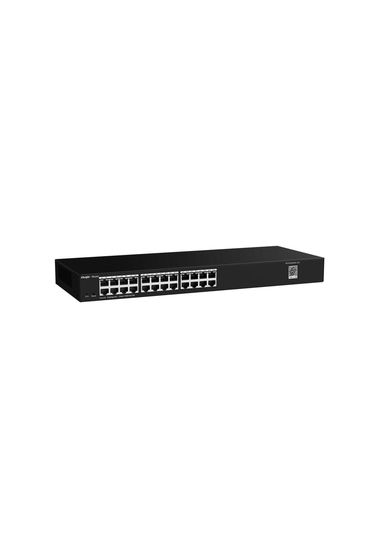 RUIJIE Reyee RG-ES224GC 24 Port Gigabit Ruijie Colud Yönetilebilir Switch Metal Kasa