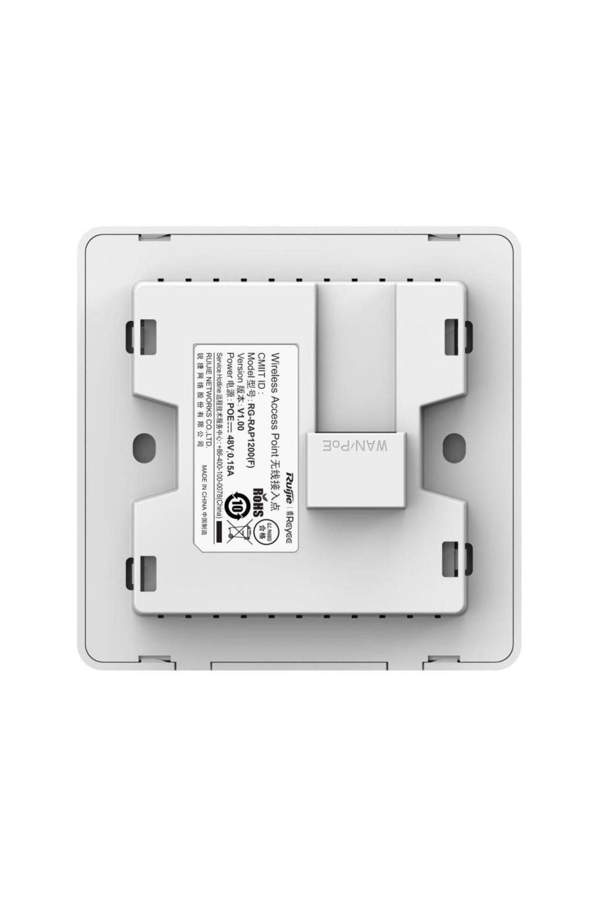 REYES Reyee Rg-rap1200(F)iç Ortam Access Point-dual-band 867mbps At 5ghz 400mbps At 2.4ghz, 2fast Ethern P