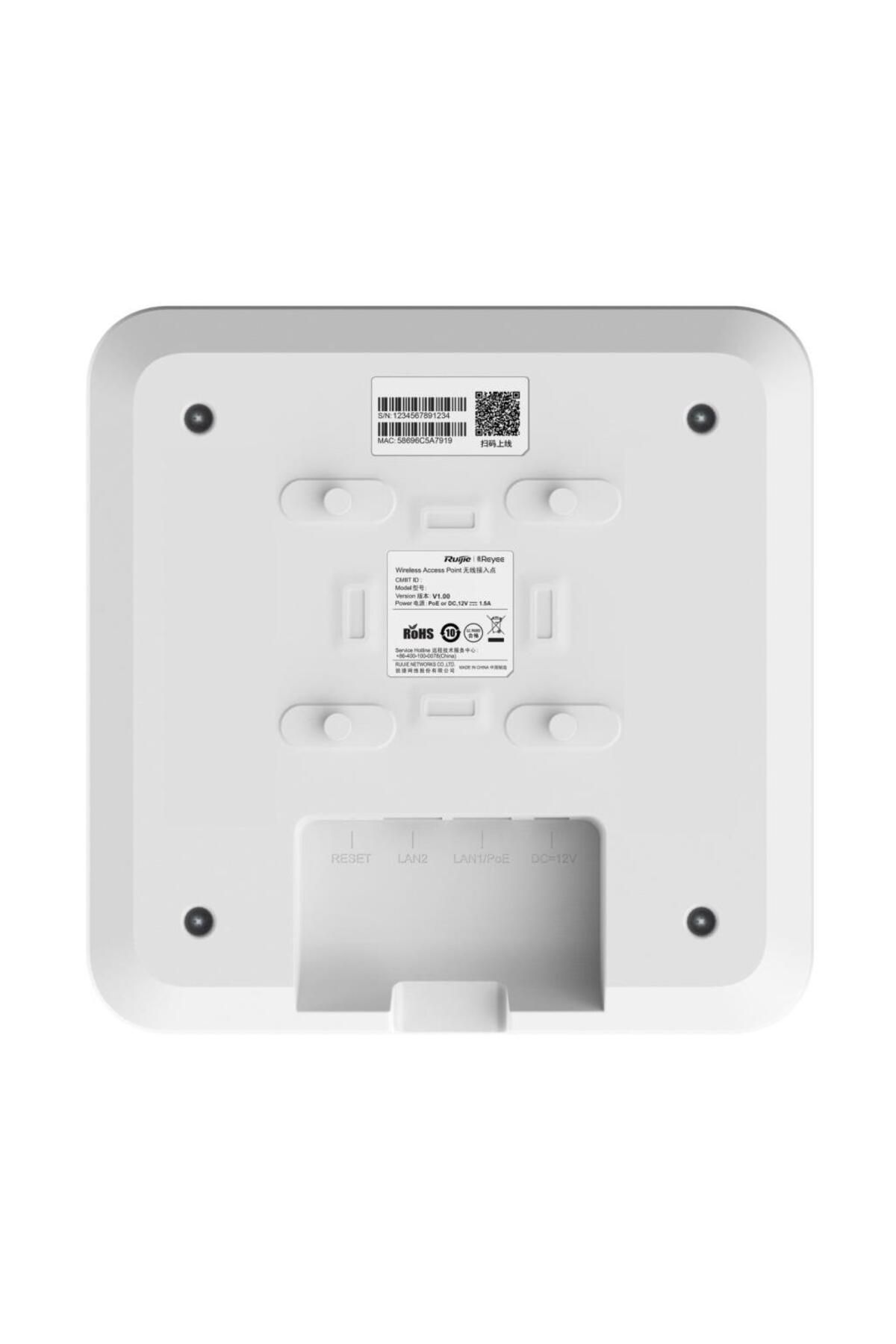 REYES RG-RAP2266 AX3000 Wi-Fi 6 dual-band Gigabit ceiling mount Indoor AP Specifications :Built-in a