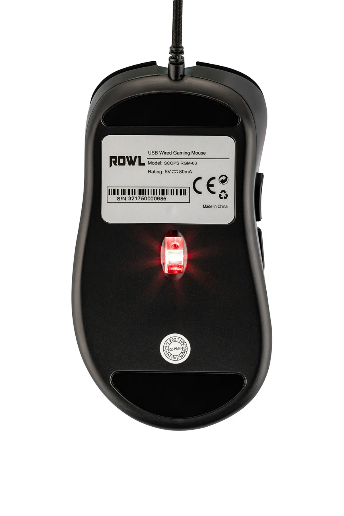 Rowl Rgb-03 Rgb Aydınlatmalı 6400dpı Gaming Oyuncu Mouse