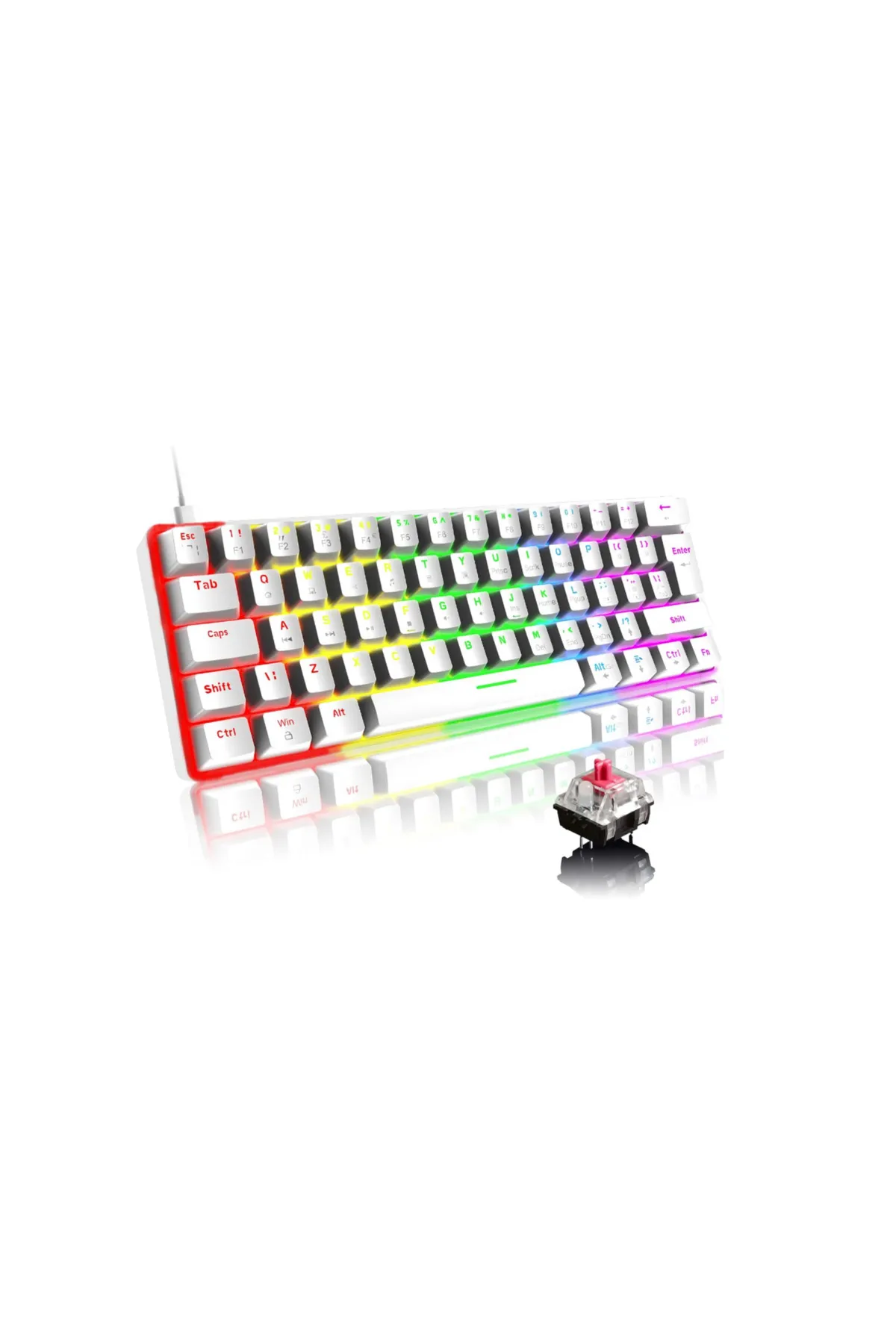 MAMBASNAKE Rgb %60 Mini Mekanik Oyun Klavyesi